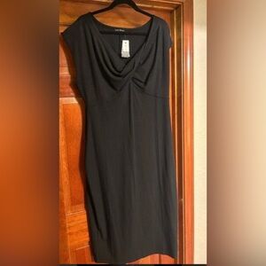 Lane Bryant Black flattering dress.